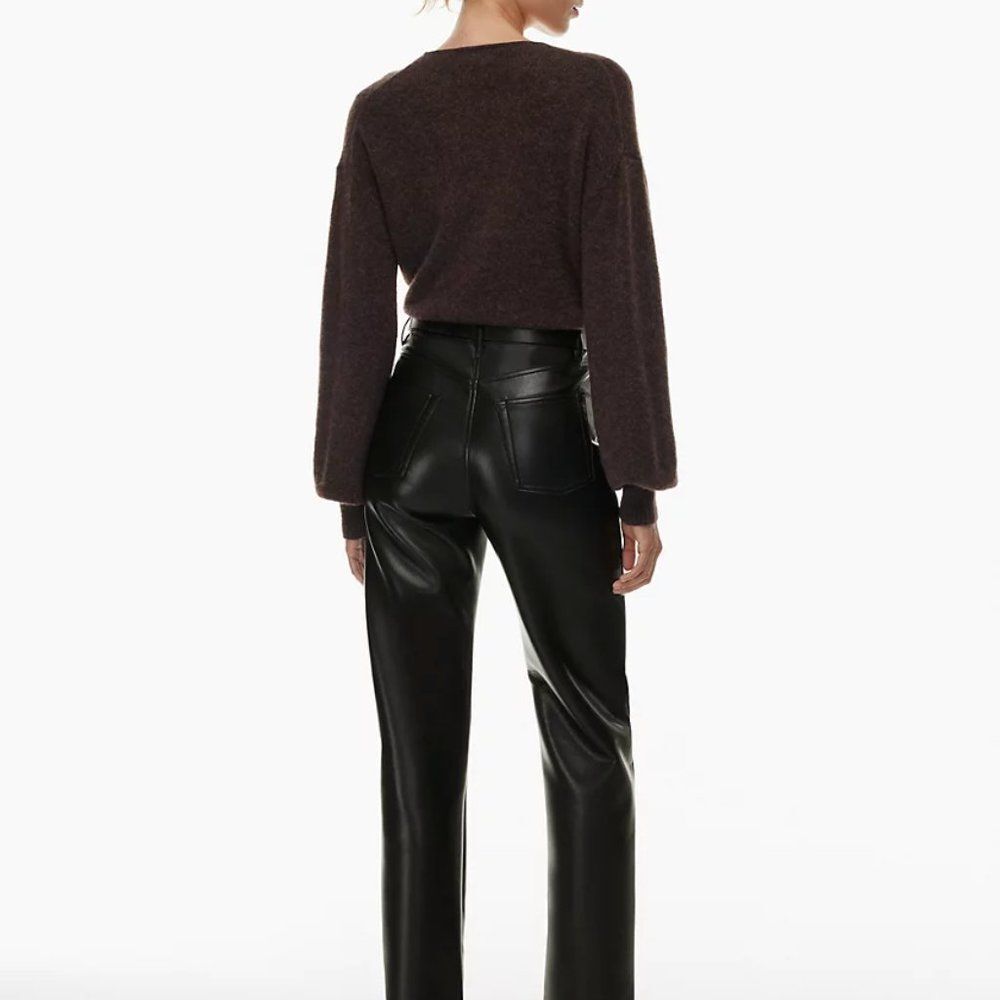 ARITZIA Wilfred Melina Vegan Leather Pant - Picture 2 of 8